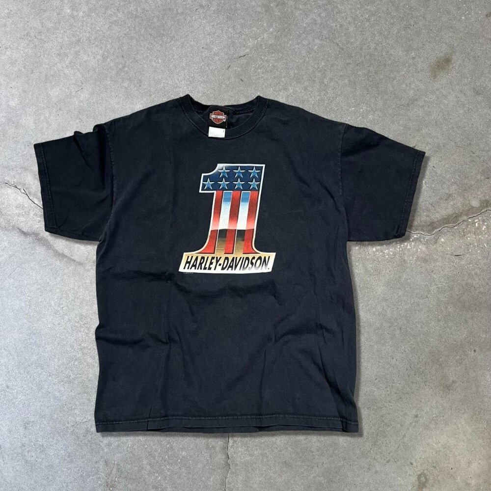 Harley Davidson Men's Black T-shirt
